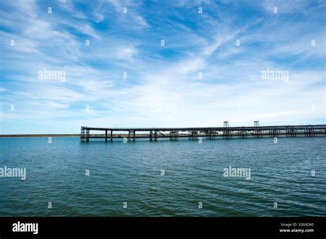 Rio Tinto Pier Huelva Stock Photo Alamy