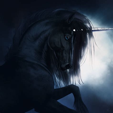 Black Unicorn By Xdaiax On Deviantart