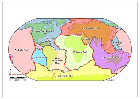 Tectonic Plates Fault Line Map
