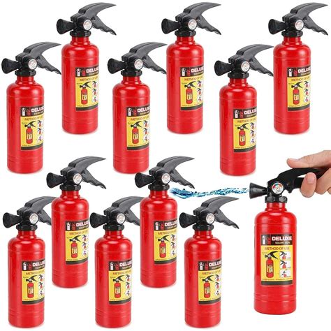Inch Fire Extinguisher Squirt Toys Pack Firefighter Water Guns With Rea Squirt Toys
