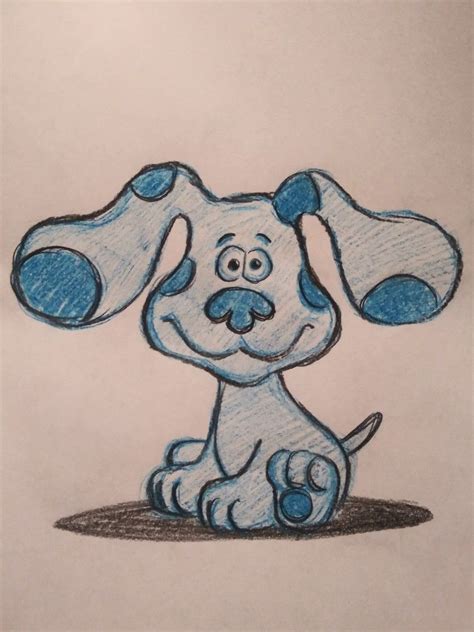How To Draw Blues Clues Step By Step At Drawing Tutorials