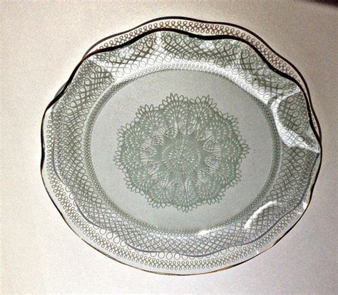 Vintage Chance Glass Fiestaware Plate Doily Plate Chance Etsy
