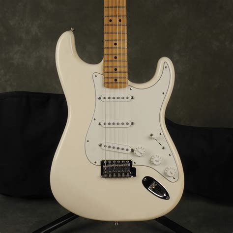 Fender Mexican Standard Stratocaster White Wgig Bag 2nd Hand