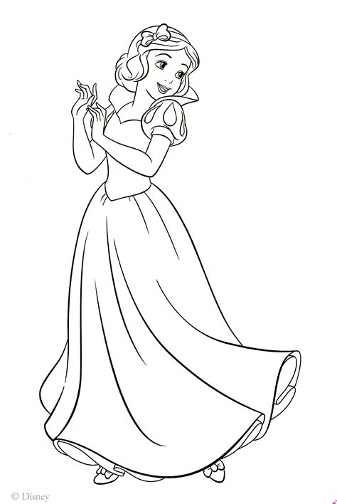 Print, color and enjoy these snow white coloring pages! Disney Princess Drawing at GetDrawings | Free download