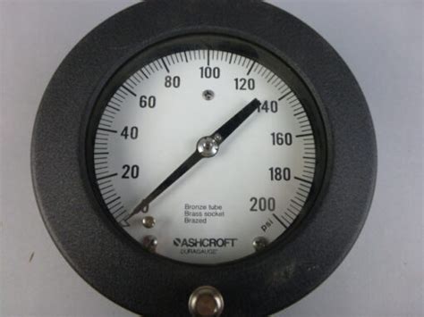 Ashcroft 0 200 Psi Pressure Gauge Gpm Surplus