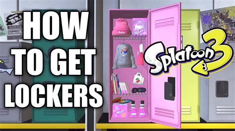 How To Get Lockers In Splatoon 3 On Nintendo Switch Youtube