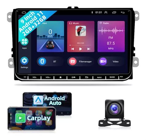 Estéreo De Coche Android 11 Carplay 2 32g Para Vw Vento Jett Meses