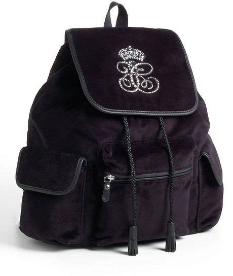 Juicy Couture All Hail Trinity Backpack In Black Lyst