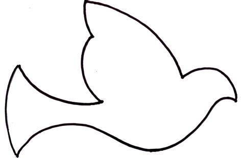 Easy Outlines Of Birds Clipart Best