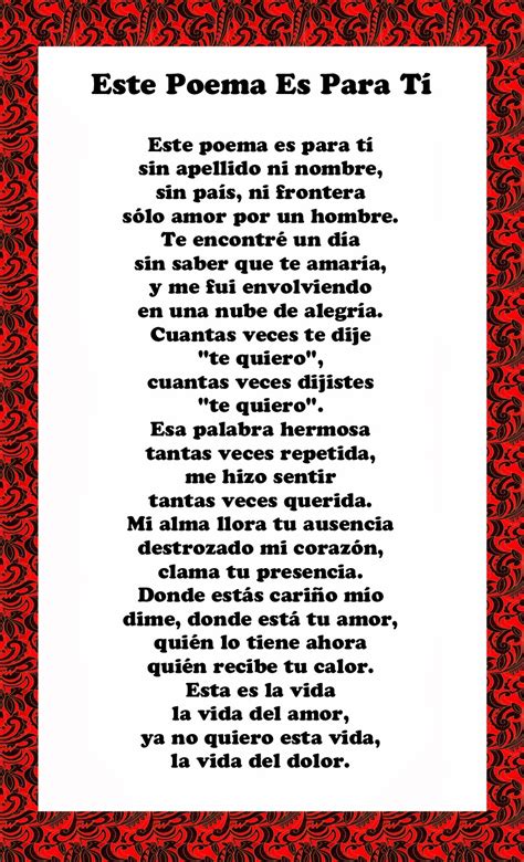 Amor Y Tinta Poemas De Amor En Español