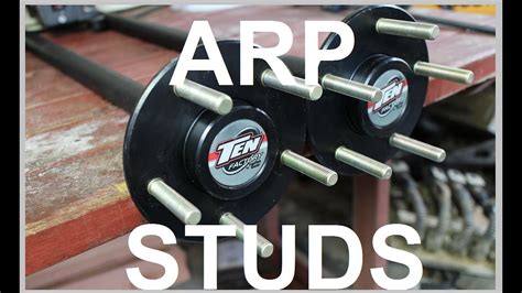 How To Install Arp Wheel Studs Youtube