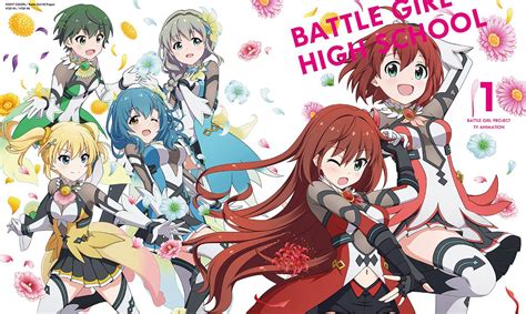 Tv Anime Battle Girl High School Dvd And Cd Box 1 Nd Roll