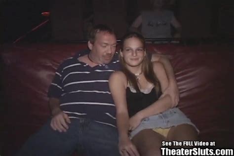 Horny Teenager Fucks In Gangbang Porno Theater Zb Porn