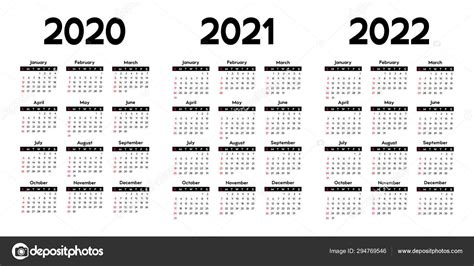 4 Year Calendar 2020 To 2023 Printable Free Letter Templates Images