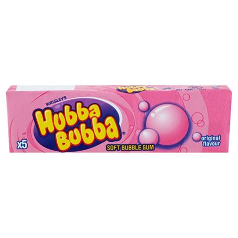 Hubba Bubba Original Flavour Soft Bubble Gum 5 Pcs 35 G Tesco Online