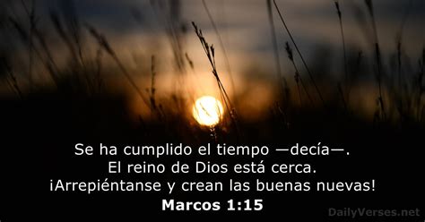 14 de marzo de 2023 Versículo de la Biblia del día Marcos 1 15