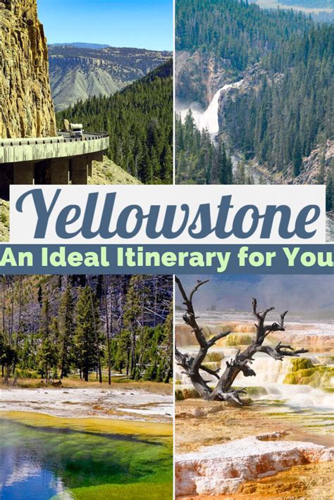 Planning Your Yellowstone Itinerary In 2020 Yellowstone Trip