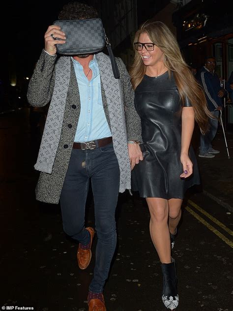 Bianca Gascoigne Cosies Up To Stephen Martoranaas He Covers His Face With £810 Louis Vuitton