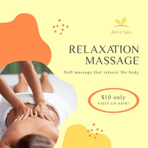 Free Relaxation Massage Ad Post Instagram Facebook Download In Png 