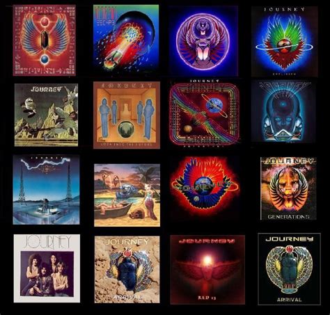 Picture Of All The Journey Albums Journey Albums By Teestall Journey