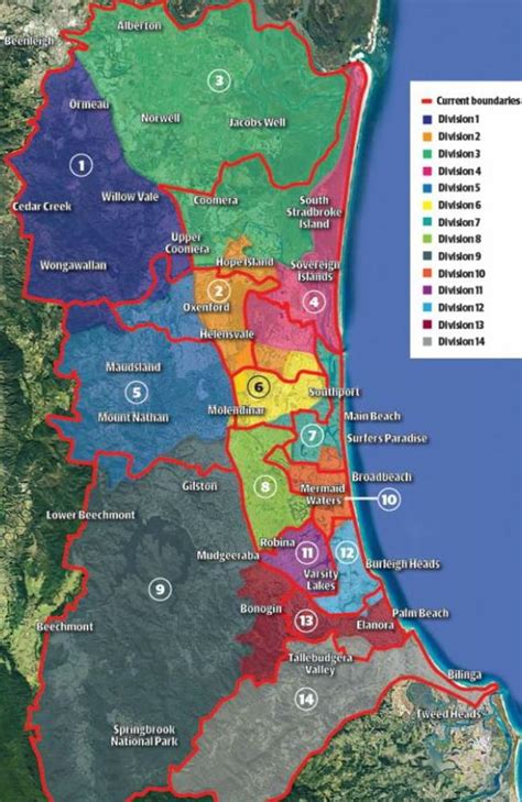 Election Battle Looms As Gold Coast City Electoral Boundaries Change At