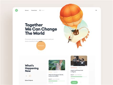 Global Charity Giving Platform By Cuberto On Dribbble