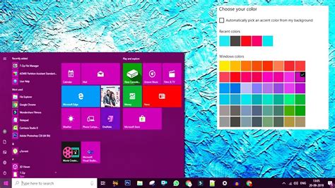 Changing Taskbar Color In Windows 10 Youtube Gambaran