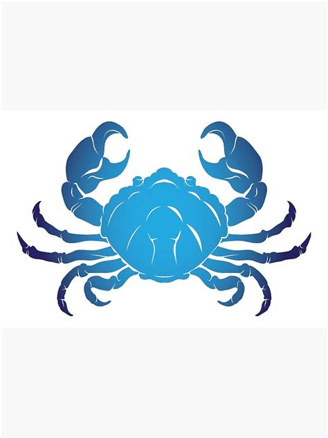 Crab Cancer Zodiac Sign Poster By Pongpong13 Redbubble