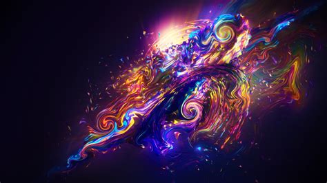 Rainbow Colored Swirls 5k Retina Ultra Fond Décran Hd Arrière Plan