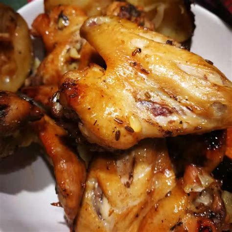 Because we like lots of flavor, i increased the amounts of garlic powder, onion powder, and black pepper to about a 1/2 teaspoon each and added some dried minced onion to the bread crumbs. AirGO Air fried whole chicken wings - AirGO recipes by ...