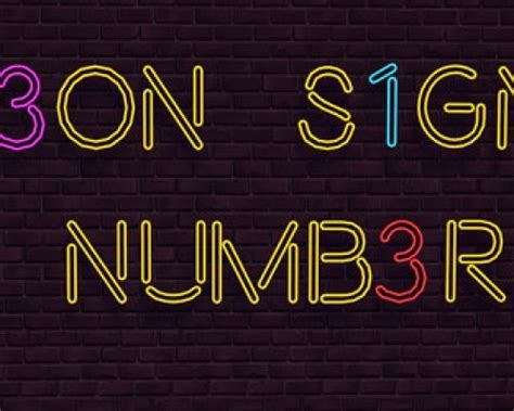Alphabet Neon Signs Sims 4 Decor