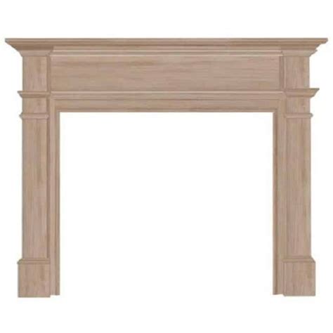 Pearl Mantels 120 48 Windsor Fireplace Mantel Surround Unfinished