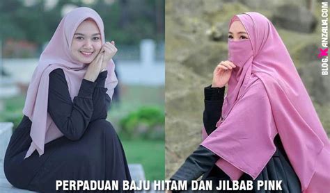 11 Inspirasi Perpaduan Warna Baju Hitam Dan Jilbab Cantik Sempurna