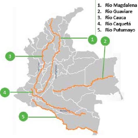 Sistema Fluvial De Colombia Principales Ríos 53 Download