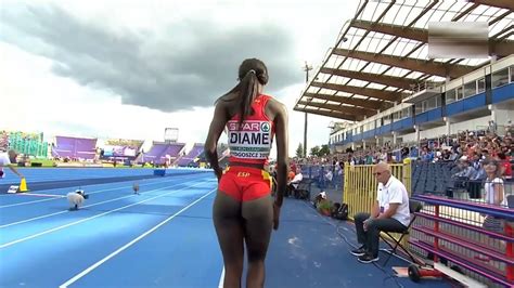 Fátima Diame Is An Excellent Spanish Athlete Specializing In The