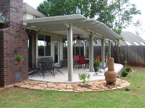Simple Covered Patio Backyard Pergola Cover Designs Ideas Outside Plans Outdoor Back Yard Wood