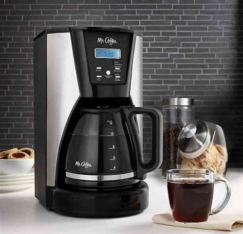 Mr Coffee Bvmc Mjx41 Nwf 12 Cup Programmable Coffee Maker Black For