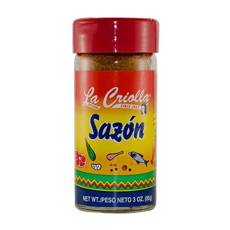 Sazon Seasoning All Natural 3oz Set Of 6 Glass Jars