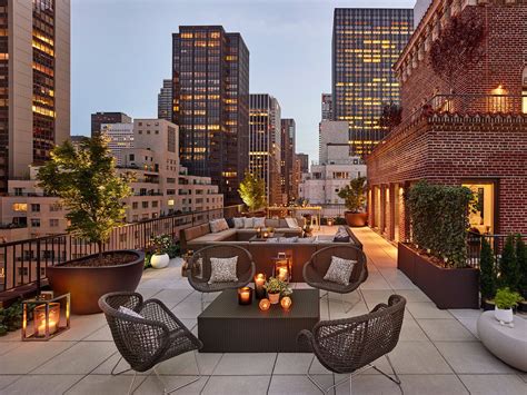 10 Beautiful Nyc Hotel Terraces The Quin Wythe Hotel Park Hyatt