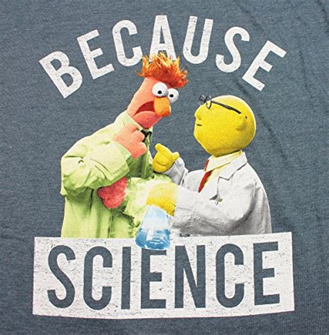 Disney The Muppets Because Science Beaker Doctor Bunsen Adult T Shirt