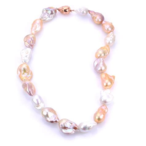 Imperial Pearls 14k Multi Color Baroque Cultured Pearl Necklace