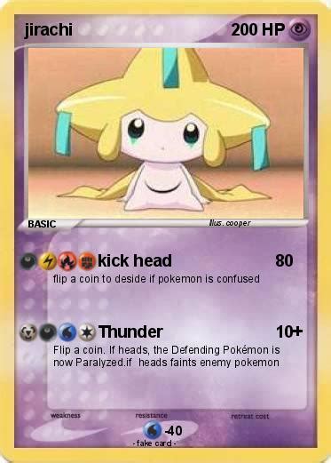 Pokémon Jirachi 517 517 Kick Head My Pokemon Card