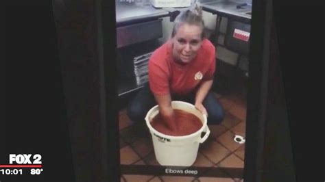 Online Video Shows Livonia Hungry Howies Worker Stirring Sauce With
