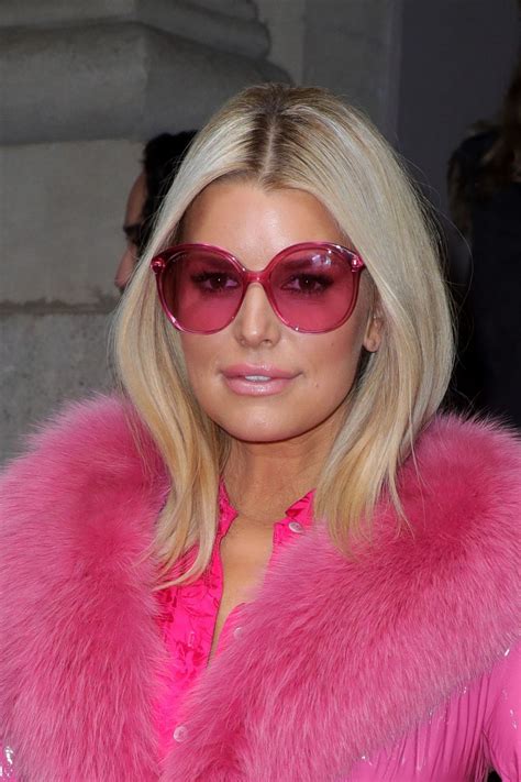 This link is to an external site that may or may not meet accessibility guidelines. Jessica Simpson in Pink Ensemble - New York City 02/04/2020