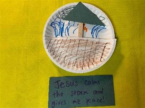 Bible Craft Ideas Jesus Calms The Storm Kids Bible Lessons