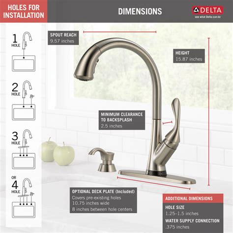 Touch2o technology makes kitchen tasks easy: Single Handle Pull-Down Kitchen Faucet with Touch2O ...