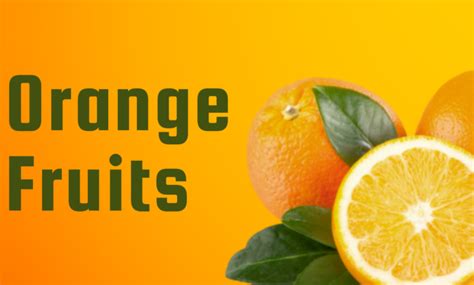 Orange Fruit List 20 Fruits That Are The Color Orange