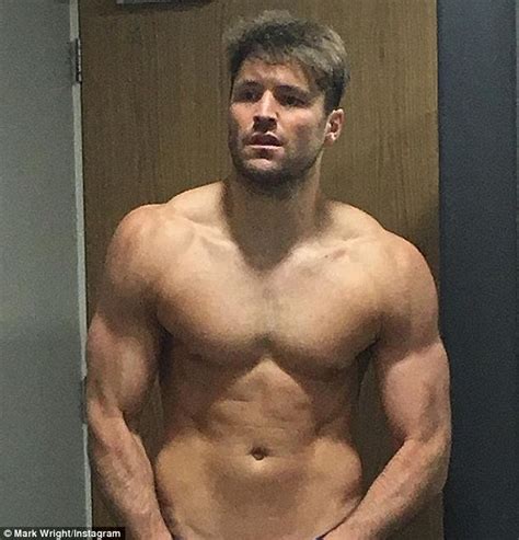 Mark Wright Shows Off His Muscular Physique In Steamy Selfie Daily