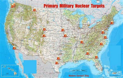 Military Nuclear Targets in USA Mainland - The Survival Place Blog