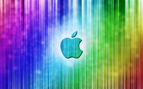 Did you get bored with the old wallpaper on your phone. Scarica sfondi Apple, 4k, logo, a righe, arcobaleno ...